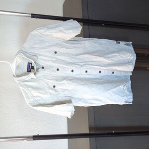 Patagonia Sky Blue / Off White Button-Up Shirt